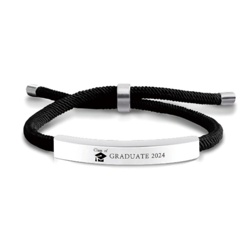 Venta al por mayor pulsera de acero inoxidable de graduación